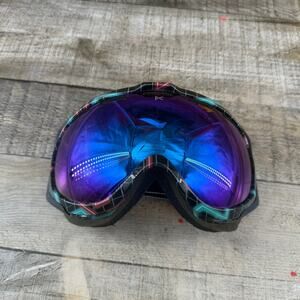 Anon Snow Ski Snowboarding Goggles Purple Mirror Lens Unisex Adult Adjustable